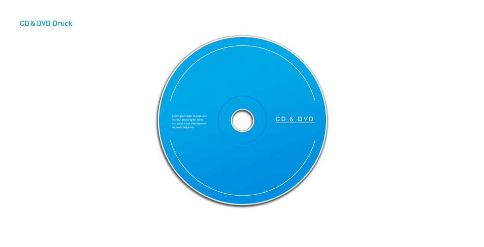 CD & DVD Druck – Produktbeispiel