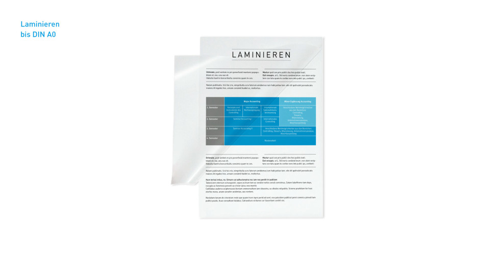 Laminieren – Produktbeispiel